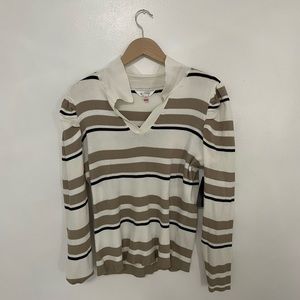 (3X) long sleeve small shoulder pad long sleeve.